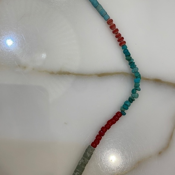 Sundance Catalog Turquoise & Multi Natural Stone Sterling Floral Pendant Nk. NEW - Picture 6 of 7